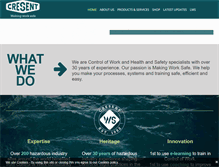 Tablet Screenshot of cresent.co.uk